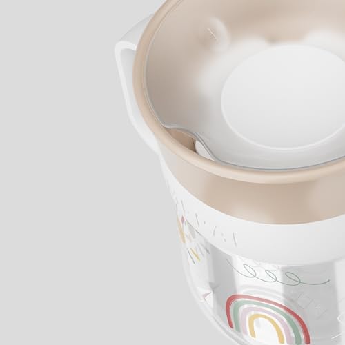 Mepal - Trinklernbecher 360° Mio Little Dutch - Auslaufsicher - 360 Rand ermöglicht das Trinken von jeder Seite - Intelligenter Deckel schließt sich, wenn das Trinken aufhört - 300 ml - Little Farm