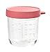 BÉABA - Aufbewahrungsbehälter für Babynahrung - Skalierung - Temperaturbeständig - Aufbewahrungsbehälter für Babys und Kleinkinder - 250 ml - Antike Rose