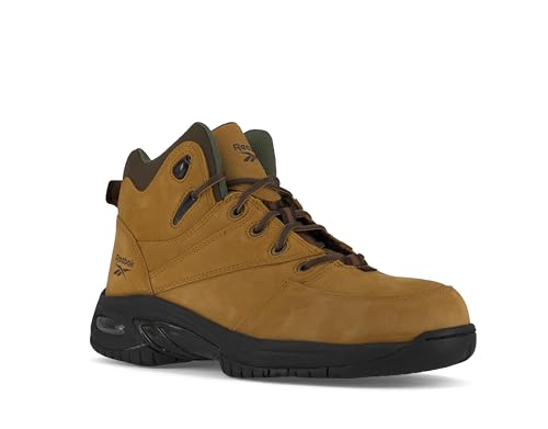 Reebok Work Men's TYAK Comp Toe Comfort Work Boot Cd Golden Tan - 8 Wide