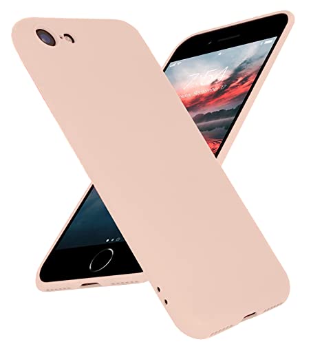 Image of VONZEE Silicon Back Cover for iPhone 6 Plus / 6s Plus with Microfiber Cushioning (Silicone | Pink | Solid)