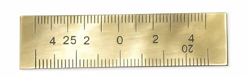 Image of Patwari Brass Scale Set 2 Inch Guniya | 20:25, 25:50 & 1 /4000 Division | Survey Land Measurement Tool | Set of 3 Pcs