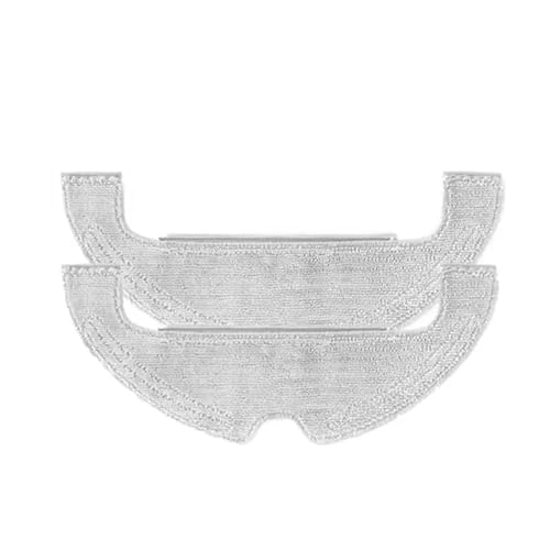 Compatible for Dreame D10 Plus Robot Vacuum Cleaner Water Tank Mop Cloth Side Brush Main Brush Filter,Compatible with Z10 Pro L10 Plus Optional(Mop 2PC)