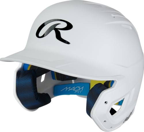 Casque de batteur Rawlings MACH FIT pour baseball ajustable taille 16 à 19.5 cm