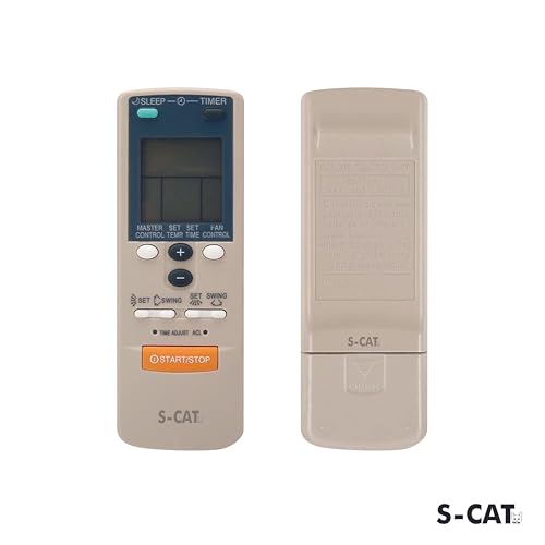 Image of S-CAT Compatible with O General AC Remote Control Model Original AR-JW1 AR-JW2 (No Backlight) 47 Suitable for 1 /1.5 /2 Ton Split /Window AC (Match Old Remote Exactly, for Any Issues Contact Helpline)
