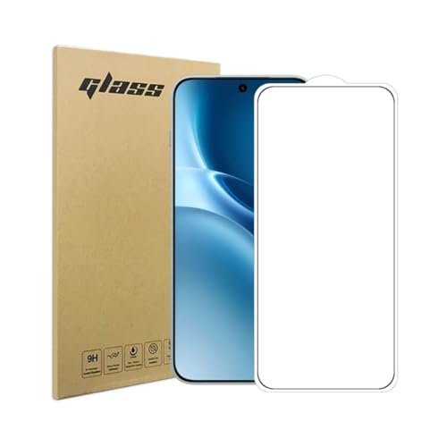 Image of 9H Tempered Glass Screen Protector for Vivo V23e - Anti-Scratch, HD Clear, Bubble Free, White Edge | Pack of 10