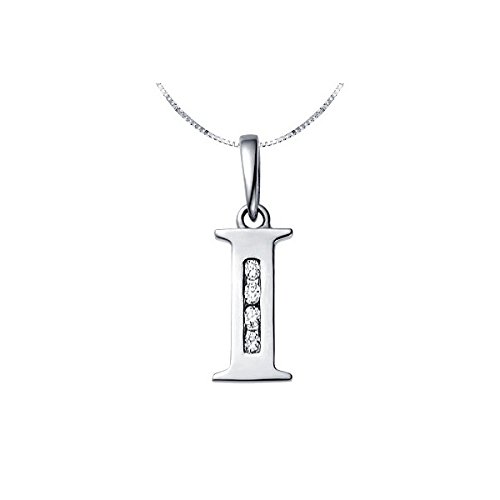 Letter 18K Alphabet Pendant with Chain 