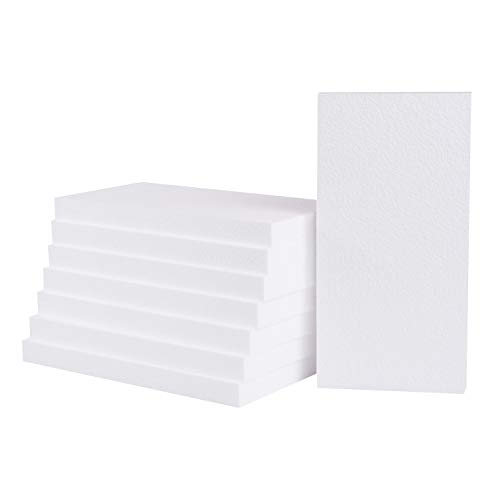 Silverlake 6x12x1 Craft Foam Boards for Styrofoam Sheet Projects (8-Pack)