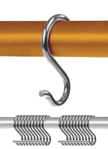 Menz Menz0096 Edelstahl S-Haken 20er-Set
