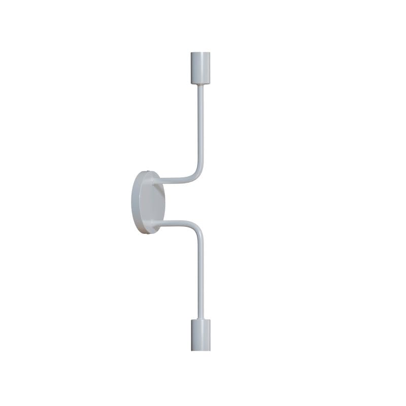 LEDSone Retro Industrial E27 Wall Sconce Metal Slim Wall Lamp Vertical Mount Lighting Fixture for Living Room Dining Room Bedroom Study Room Café Bar Wall lamp [Energy Class A]