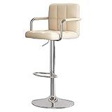 Juego de 1 taburete giratorio ajustable, asiento moderno para vestidor para uso doméstico