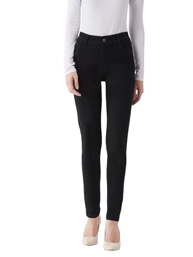 Image of Miss Chase Women's Skinny High Rise Cropped Stretchable Denim Jeans
