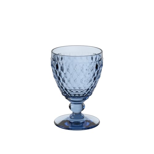 Villeroy & Boch Octavie Wasserglas – 370 Ml Kristallglas Mit Stiel & Spitzstein-Dekor