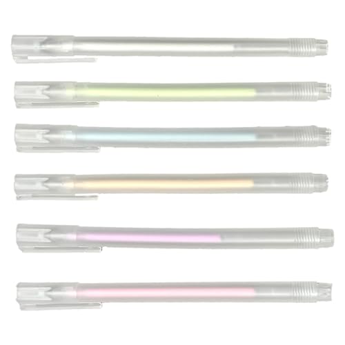 Bolígrafos de pegamento para manualidades – Juego de bolígrafos de secado rápido, bolígrafos de precisión, fácil control de 6 colores | Ideal para álbumes de recortes, manualidades hechas a mano,