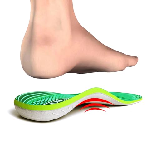 Image of 220lbs+ High Arch Support Insert Plantar Fasciitis Relief Metatarsal Pain Orthotic Insole for Men & Women Standing All Day, Flat Feet Heel Comfort Work Boot Shoe Inserts,270MM Size 8