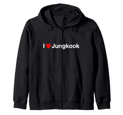 I Heart Jungkook Zip Hoodie