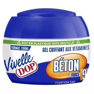 Vivelle Dop Gel Coiffant Vivelle Beton Force 9 190ml (Vivelle Dop Styling Gel Concrete Force 9 190ml)