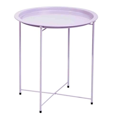 Moderno soporte de metal para plantas para dormitorio, uso interior o exterior, estante esquinero con bandeja de exhibición extraíble, ideal para decoración del hogar, jardín, patio o baño (morado)