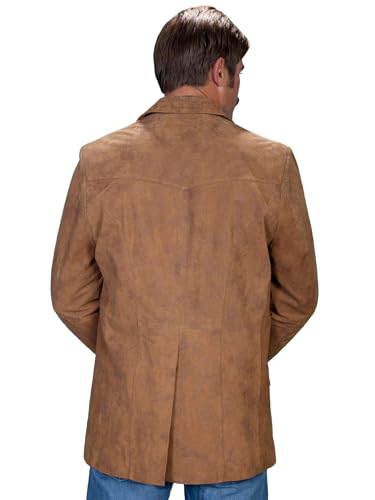 Cody James Men's Western Leather Blazer Brown 54 T2