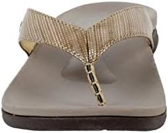 REVITALIGN Women's Flip-Flop, Bronze Gold, 9 | Image 4
