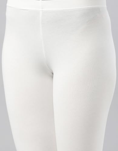 Image of JUNEBERRY Pure Cotton Skinny Fit Ankle Length Leggings Combo (Pack of 2)