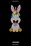  Donkey - Notebook: Lined Donkey Unicorn Notebook / Journal. Funny Donkey Quote Accessories & Novelty Donkey Gift Idea for Kids.