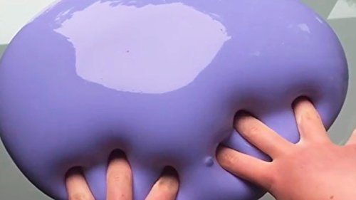 Glossy Slime by Slymees! - Toy Sludge, No Borax, Non-Toxic, Jumbo 8 oz, Fidget Goop, Party Fun! [purple]