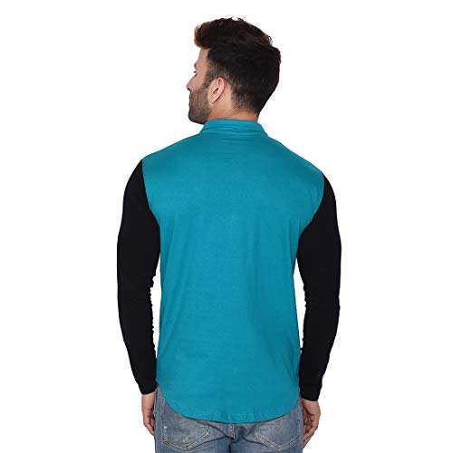 Image of Geum Men's Cotton Full Sleeve Spread Collar Casual Shirt