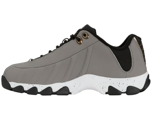 Image of K-Swiss Men's ST329 CMF Sneaker, Wide Tennis Walking Shoes Leather Upper | Court Inspired, Tennis Heritage, Comfort Soft Cushioning, Arch Support,Wide Feet fit, Chunky Silhouette, Classic Style.