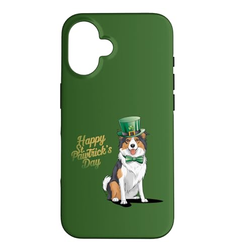 Happy St. Pawtrick's Day - �{�[�_�[�R���[ ���p�g���b�N�̓� �X�}�z�P�[�X iPhone 16 �p
