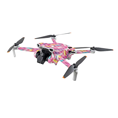 Image of MightySkins Carbon Fiber Skin Compatible with DJI Mini 3 - Sprinkles | Protective, Durable Textured Carbon Fiber Finish | Easy to Apply | Made in The USA