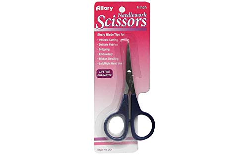Allary 4" Needlework Scissors (color may vary )