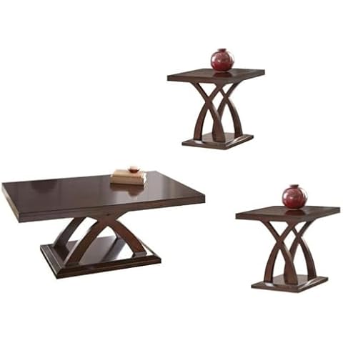 Home Square Espresso Cherry Table Set Cover