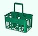 Cestello in plastica portabottiglie 6 posti verde - Mobil Plastic