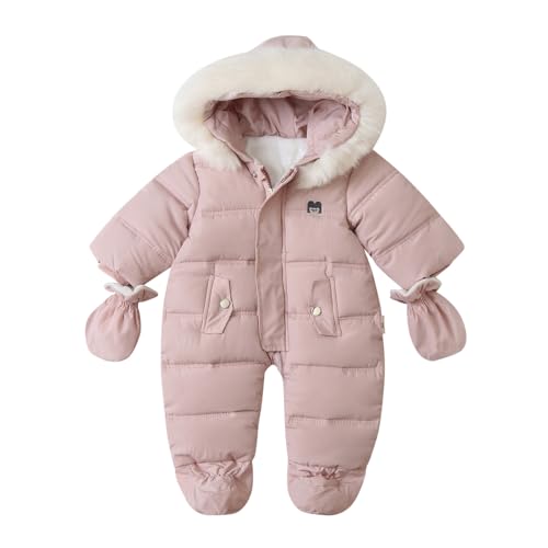 Manteau bébé 0-3 mois en laine tricotée épaisse avec capuche oreilles