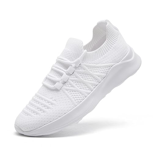 Womens Running Shoes Walking Tennis Sneakers Slip on Gym Sports Workout Jogging Mesh Breathable Lightweight Non Slip Comfortable Fashion - Main Image