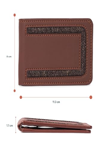 Image of ZOUK Roy Wallet for Men - Compact Vegan Leather Wallet, Slim & Stylish with Water-Resistant Lining | Bristel