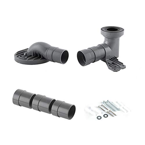 Tuberio de desagüe de la palanca del baño Conector de ala del ala espesa PP Resistencia a la presión pesada Accesorio de inodoro duradero para el baño de inodoro inteligente Split