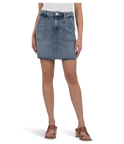 KUT from the Kloth Women's Bristol Skirt with Pork Chop Pockets