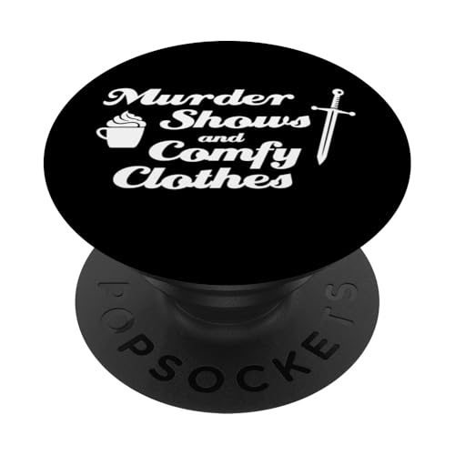 Divertido Cinéfilo Historias de Detectives Novela Policíaca PopSockets PopGrip Adhesivo