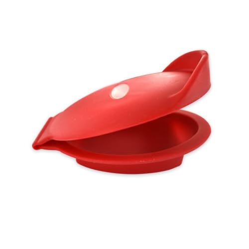 Fackelmann 682231 Cale huîtres en Silicone, cale huître Rouge, Support pour Couper Les huîtres, cale pour Ouvrir Une huître, Silicone, Rouge, 11,5 x 8 x 4,5 cm