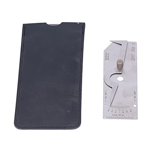 V WAC Medidor de Soldadura, Herramienta de Medición de Soldadura de Acero Inoxidable, Calibrador de Soldadura Métrico 16CM miniatura 1