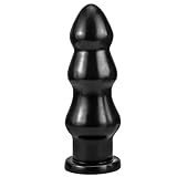 BDSMAGE Analplug Φ 7,5 CM,Buttplug Analdildo XXL Analkugeln Analspielzeuge Fisting Sexspielzeug Analdehner Anal Expander erotisches Sex Spielzeug für Paare Frauen Männer extrem Sex (Schwarz)