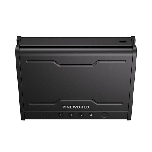 PINEWORLD Biometric Fingerprint Handgun Safe with Raised Backlit Keypad&Key - Image 4