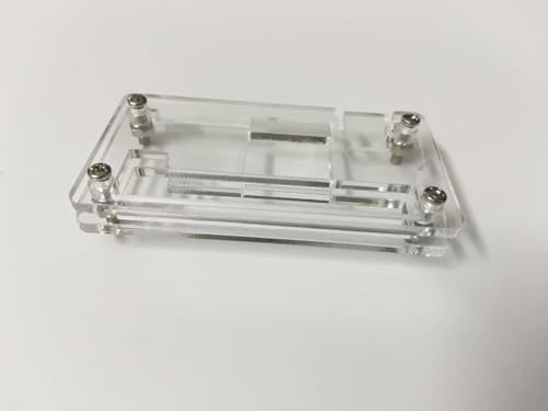 Raspberry Zero W 2W Case Clear Acrylic Case for Raspberry Pi Zero/Zero W Durable Protective Enclosure with Easy Assembly