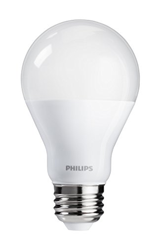 Philips 455873 60W Equivalent Dimmable A19 LED Light Bulb, Daylight (Pack of 4)