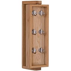 Perchero Nórdico Simple Perchero Nórdico Simple Roble Gancho para Llaves Sala de Estar Creativa Decoración Colgante de Pared Gancho Giratorio Caja de Almacenamiento de Llaves multifunción Perchero de Pared