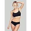 Jockey-Womens-T-Shirts-Modern-Micro-Seamfree-Cami-Strap-Bralette Jockey Women's Bra Modern Micro Stretch Seamfree Cami Strap Bralette, Black, L