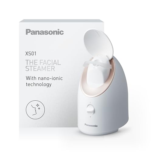 Panasonic Ionen-Steamer EH-XS01, Gesichtssauna, Nano-Ionen-Technologie, gründliche Gesichtsreinigung, Gesichtspflege, Mitesserentferner