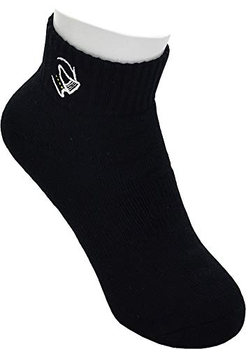 バドミントンウェア メンズ レディース ソックス ブラック SC-8920 BLA 19-22.0cm