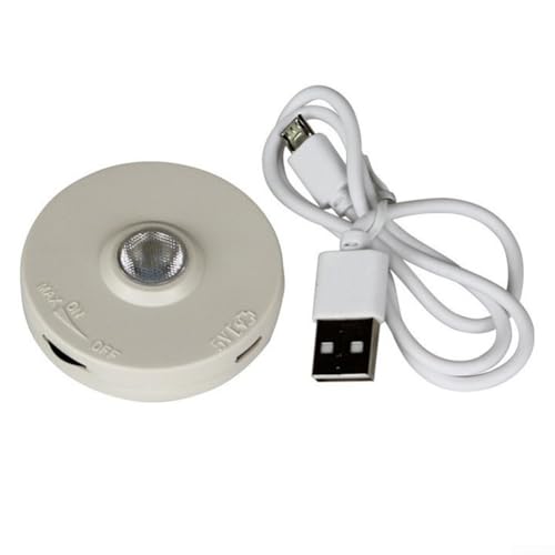 Volakebeing Sorgente luminosa a LED per microscopia organica Illuminatore con specchio 5V 5W 5500-6500K Temperatura colore Materiale plastico 0-100% Controllo intensità luminosa Alimentazione USB